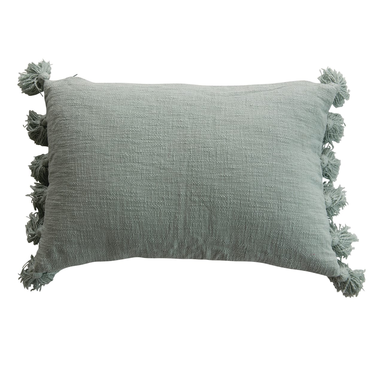 Hello Honey® Cotton Slub Lumbar Pillow with Tassels
